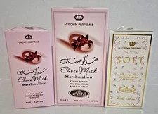 Al Rehab Lot 3 Pcs: Choco Musk Marshmallow EDP 50ML 1.65 OZ & Marsh & Soft Oil