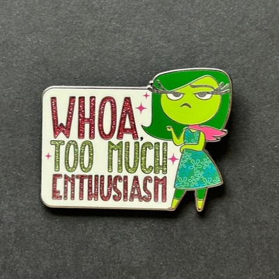 Disgust - Whoa Too Much Enthusiasm - Inside Out Disney Pin 142844