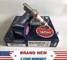 Set of 6 NGK BKR8EIX Iridium Spark Plugs Racing Colder Genuine 2668 USA