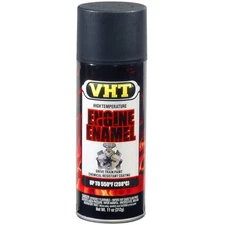 VHT High Temp Paint SP139; Engine Enamel 11oz Aerosol GM Satin Black 550 deg F
