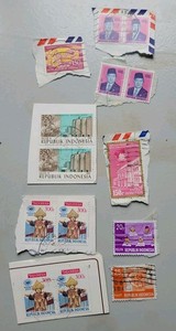 14 Indonesia Stamps. Used. 1979-1985, The Ones I Could Identify. SCOTT 1052, 
