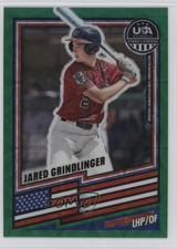 2026 Panini Stars & Stripes Prizm Green Scope 97/99 Jared Grindlinger #87 yl0