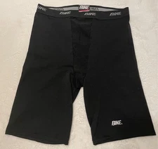 Vtg BIKE Brand Compression Shorts Mens Large Black Stretch Nylon Coach Gym Train