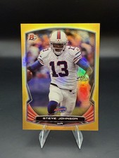 2014 Bowman Gold Foil /75 Steve Johnson #106