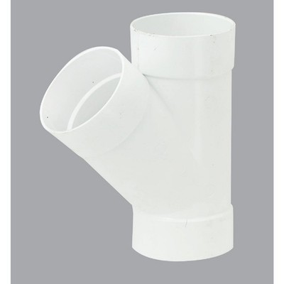 IPEX SDR 35 Hub 4 In. PVC Sewer and Drain Wye 414134BC IPEX Canplas 414134BC 4