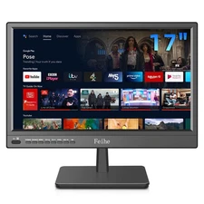 Feihe 17 inch Small Smart TV Built-in Android Operating System, HD Flat Scree...