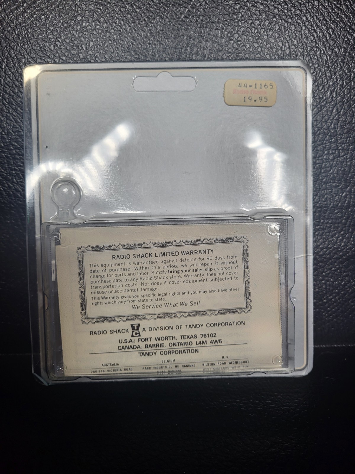 RadioShack Electronic Cassette Tape Head Demagnetizer 44-1165B Vintage