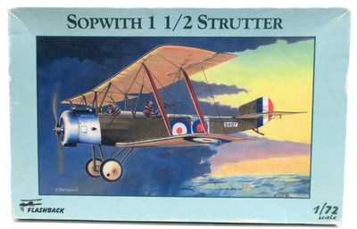 Flashback 1/72 Sopwith 1 1/2 Strutter Plastic Model Kit #7961