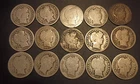 (15) Barber Dimes w/ Readable Dates--Lot Starts 30% Below Melt