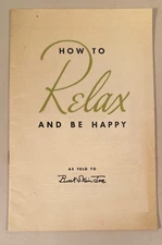 How To Relax and Be Happy, As Told To Buck Skein Joe - Advertising Booklet