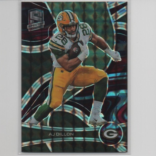 2022 Panini Spectra - AJ Dillon #40 Interstellar Prizm /60