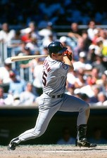 Tim Salmon California Angles bats v the New York Yankees at an MLB- Old Photo 7