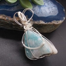 Beautiful Handmade Wire Wrapped Gemstone Pendant