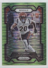 2023 Panini Prizm Rookies Neon Green Pulsar Prizm DJ Turner #319 0x1