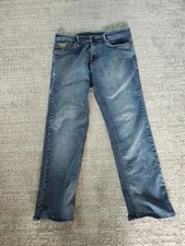 Guess  Men's Blue Classic Fit 001 Straight Leg Denim Jeans Size: 34