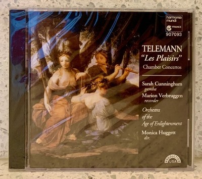 TELEMANN ''Les Plaisirs'' (CD, Harmonia Mundi) HUGGETT   ORCHESTRA ENLIGHTENMENT
