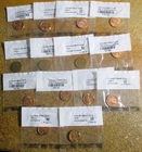 Lot 14 LITTLETON Sealed Wheat Lincoln 1c Cents Proof * 1938 Uncirculated Penny
