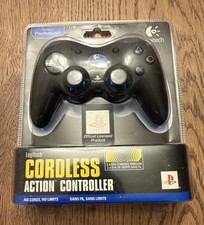 Logitech Black Cordless Controller PS2 Wirele...