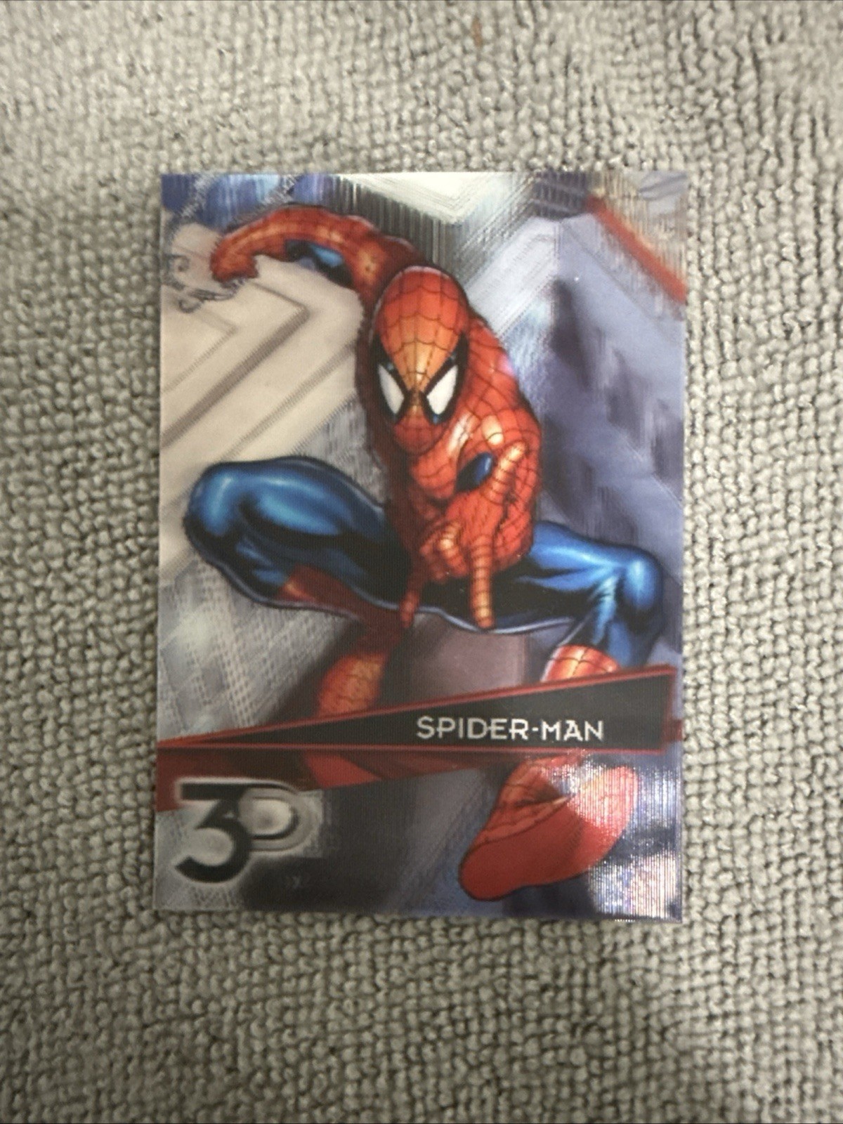 2015 Upper Deck Marvel 3D Lenticular #31-3D SPIDER-MAN Parallel Single NM🔥🔥🔥