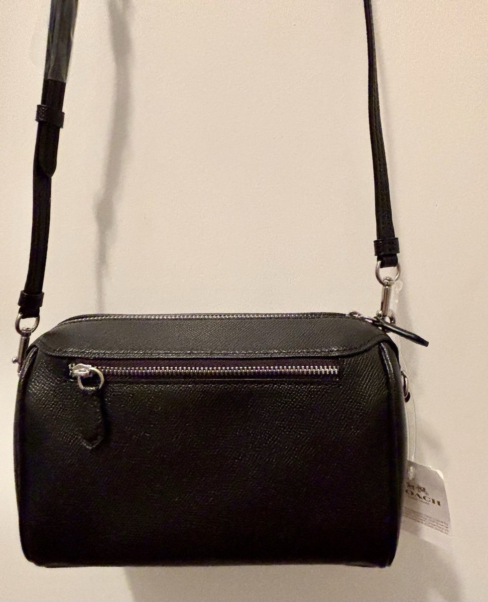 COACH F76629 ベネット クロスボディ 黒 レザー ショルダーバッグ Coach F76629 Crossgrain Leather Bennett Crossbody Bag for sale