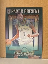 Kevin Durant 2021-22 Donruss Elite Past and Present SSP Case Hit! NETS SONICS