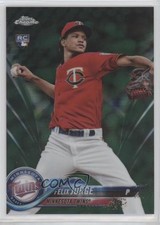 2018 Topps Chrome Green Refractor 52/99 Felix Jorge #127 pc9