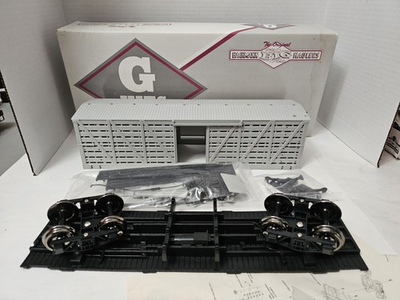 #ad Bachmann 98909 G Scale Undecorated Stock Car Kit with Metal Wheels LOOK $20.88