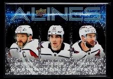 2024-25 Upper Deck #AL-31 Ovechkin / Strome / Wilson A-Lines Speckle