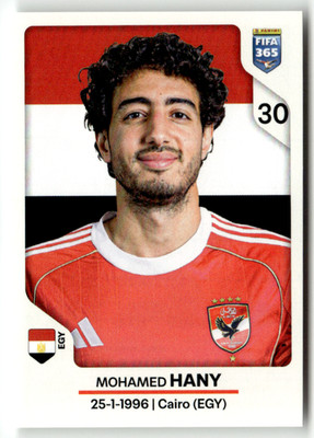 Panini FIFA 365 2026 Sticker No. 67 Mohamed Hany Al Ahly SC