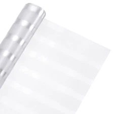Window Privacy Film, Window Film(Horizontal Stripes Pattern 157.5 "x 18 ")
