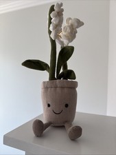 Jellycat Amuseable Cream/White Orchid Retired Hard To Find Toy