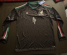 Camiseta Adidas México 2026 Manga Larga Fan Exclusiva Peso Pluma Talla Grande