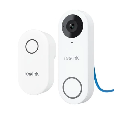 Reolink Sonnette vidéo filaire PoE 5MP avec détection de personnes et carillon - Photo 1/4