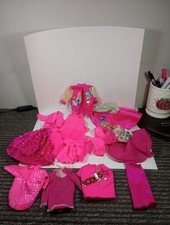 Vintage 1960s 1980s Barbie Fashion Clothing 12pcs. Pink