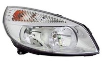 Scheinwerfer Rechts FüR Renault Scenic 2 JM 2003-2006 Halogen Streuscheibe H7 H1