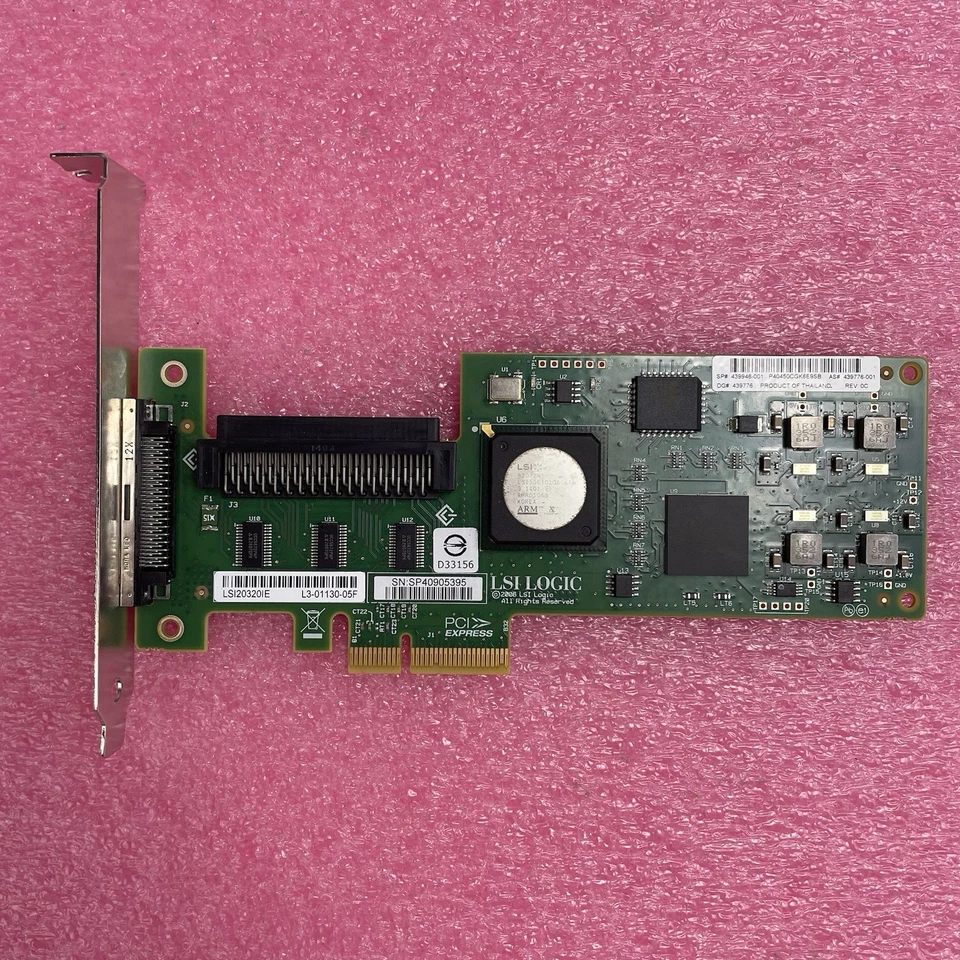 LSI LSI20320IE  Logic SCSI LVD/SE Controller PCI Express x4 439946-001 - Image 2 of 4