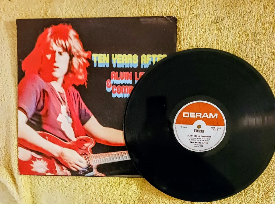 Десять лет спустя ‎Alvin Lee & Company виниловая пластинка 1972 Deram запись альбом V, ex Cg + - Изображение 4 из 4