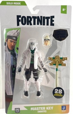 Fortnite Master Kev White Limited Edition 4'' Action Figure Toys Jazwares NEW BOX