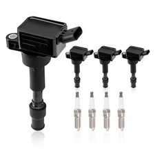 Set of 4 Ignition Coils Spark Plugs for Hyundai Elantra Sonata 27300-2E601 UF816