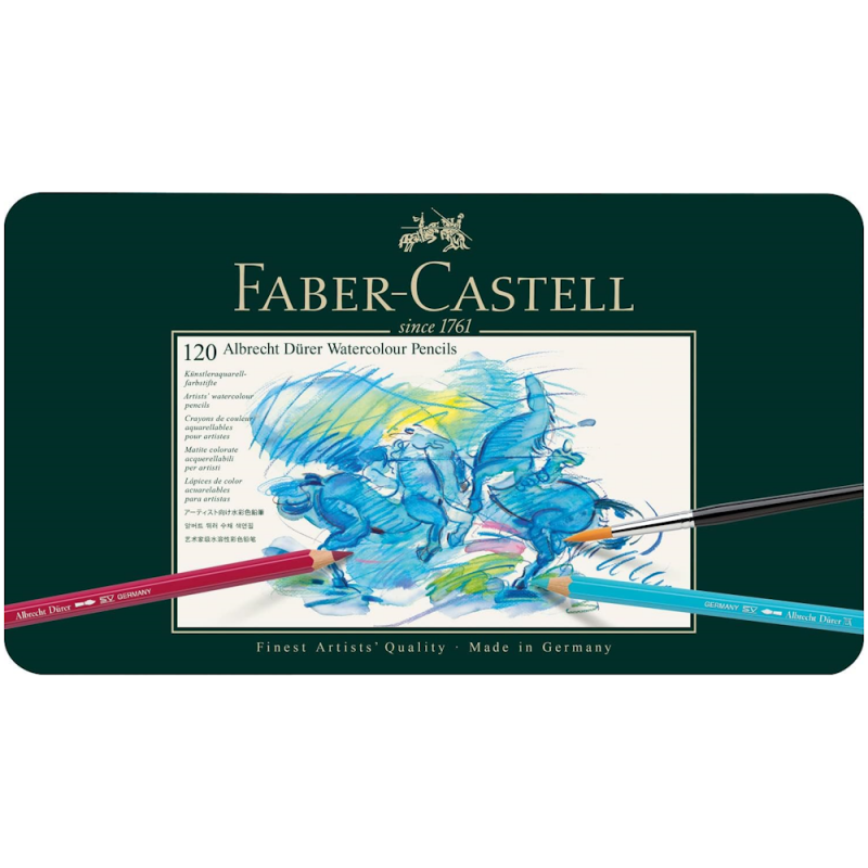 Faber-Castell Albrecht Dürer Watercolour Pencil Tin (120pc)