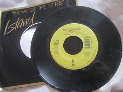 U2 I Still Haven't Found What I'm Looking For. Where The Streets Have No Name 7''
