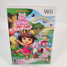Dora's Big Birthday Adventure (Nintendo Wii, 2010) CIB Complete Tested