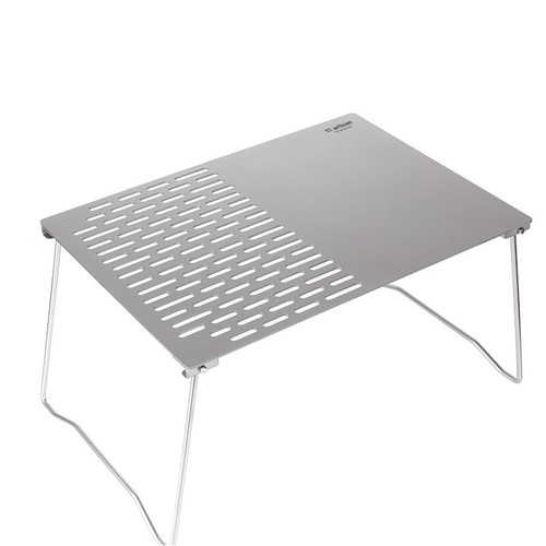 All Titanium Alloy Folding Barbecue Net Outdoor Home BBQ Camp Cooking Grill Pan