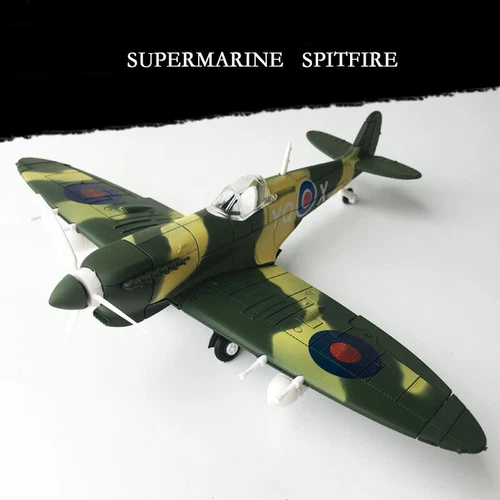 1/48 WW2 Britain’s Spitfire fighter Assemble Model Toy Model Beautiful Painted
