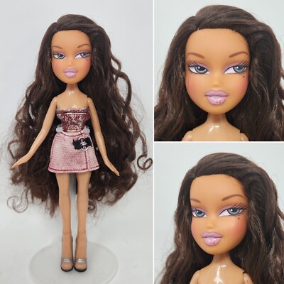 MGA Bratz Nighty Night Yasmin Long Hair Open Mouth Brats Brat Cute