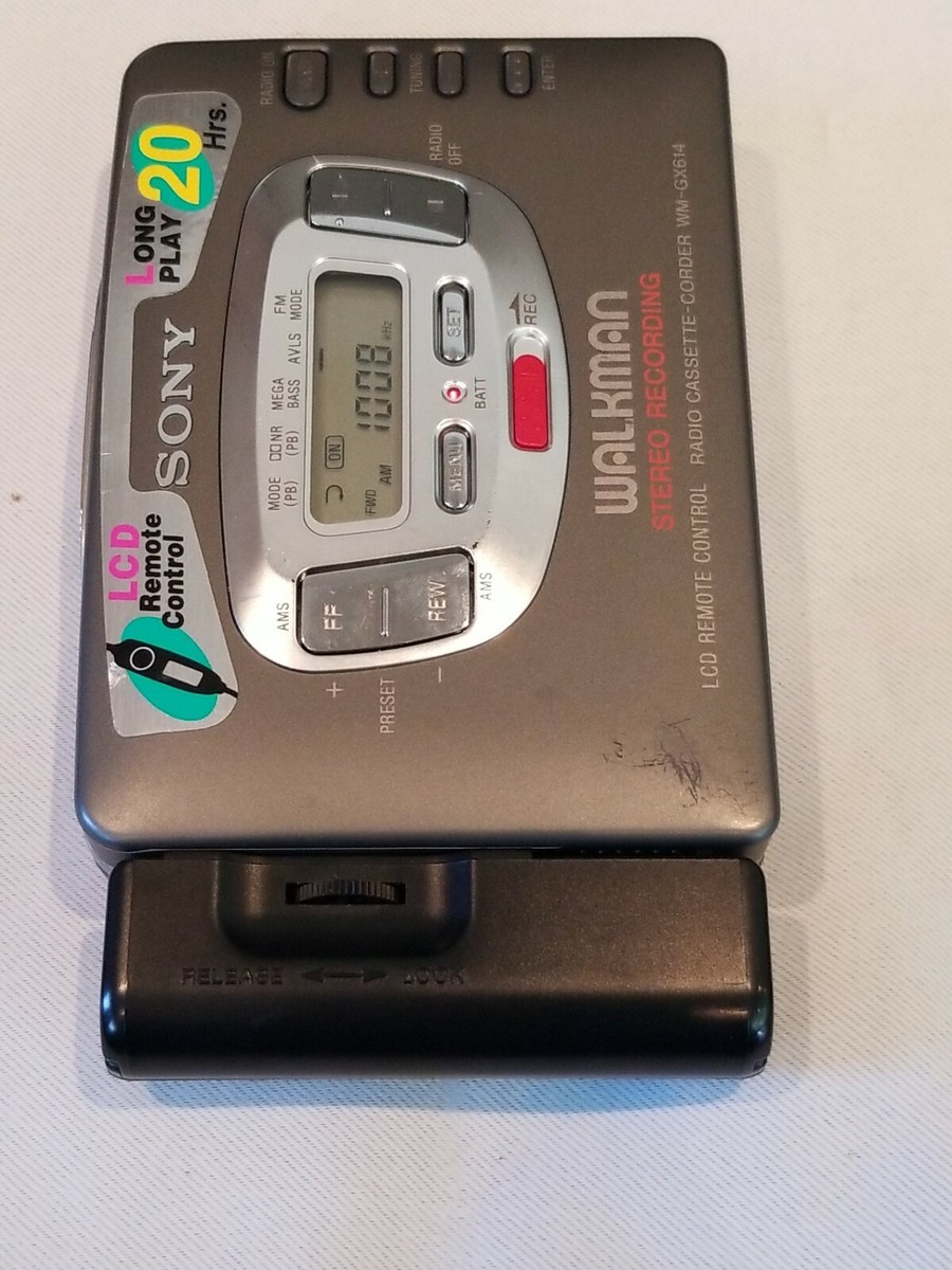 AS IS vintage 1995 SONY Walkman WM-GX614 Radio / Cassette (NOT