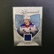 NR-JT Jacob Trouba Material (2022 Upper Deck Artifacts NHL Remnants) Hockey Card
