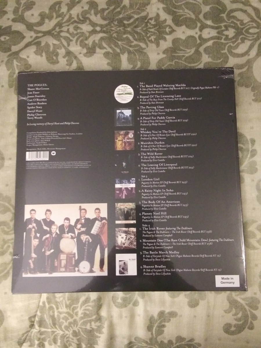 The Pogues 12inch 3種　‘88-89リリース　レコード The Pogues - Red Roses For Me [Used Very Good Vinyl LP