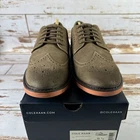 Cole Haan C38291 Wingtip Oxford Dress Shoes Truffle Brown Suede Mens 9.5 NIB