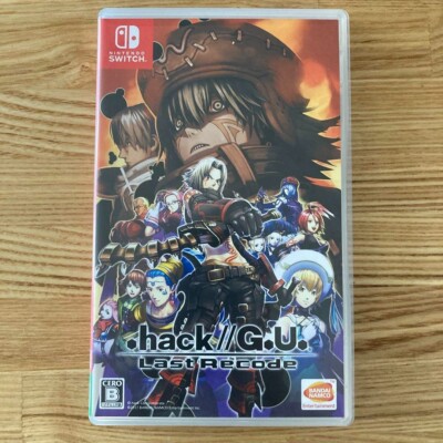 USE .hack G.U. Last Recode With Case Japanese Switch BANDAI japan game